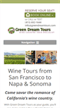 Mobile Screenshot of greendreamtours.com